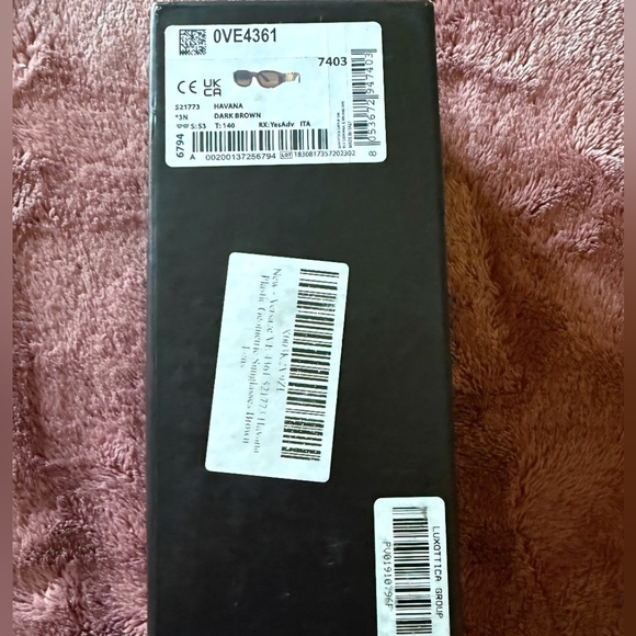 Versace Medusa (Unisex) Biggie Havana Brown 0VE4361 Sunglasses (EUC) - Picture 9 of 9